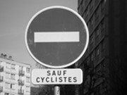 interdit sauf cyclistes